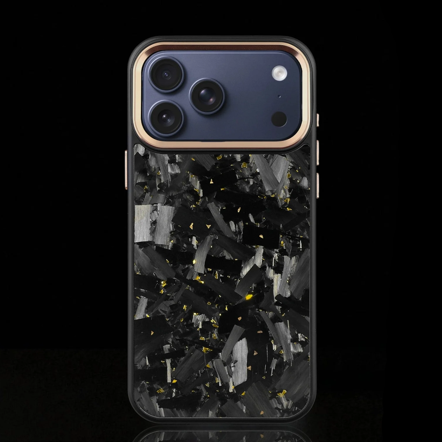 ARTURA CARBON FIBER IPHONE CASE - GOLD FORGED (Premium)