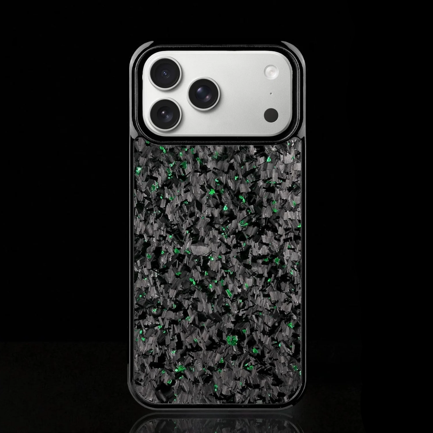 ARTURA CARBON FIBER IPHONE CASE - GREEN FORGED (Standard)