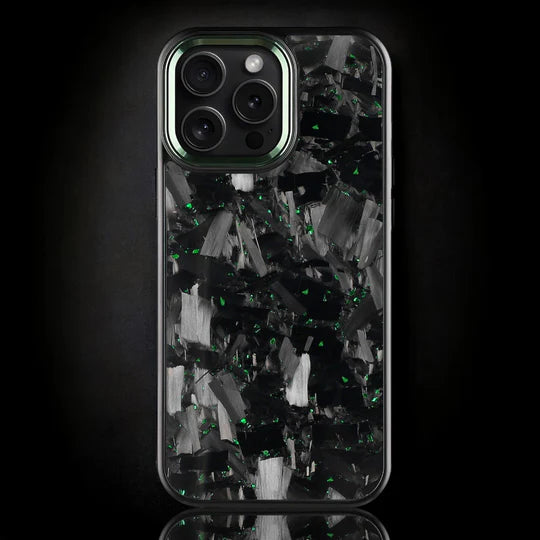 ARTURA CARBON FIBER IPHONE CASE - GREEN FORGED (Premium)