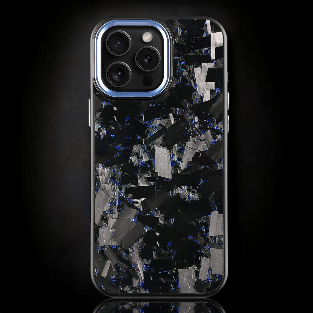 ARTURA CARBON FIBER IPHONE CASE - BLUE FORGED (Premium)
