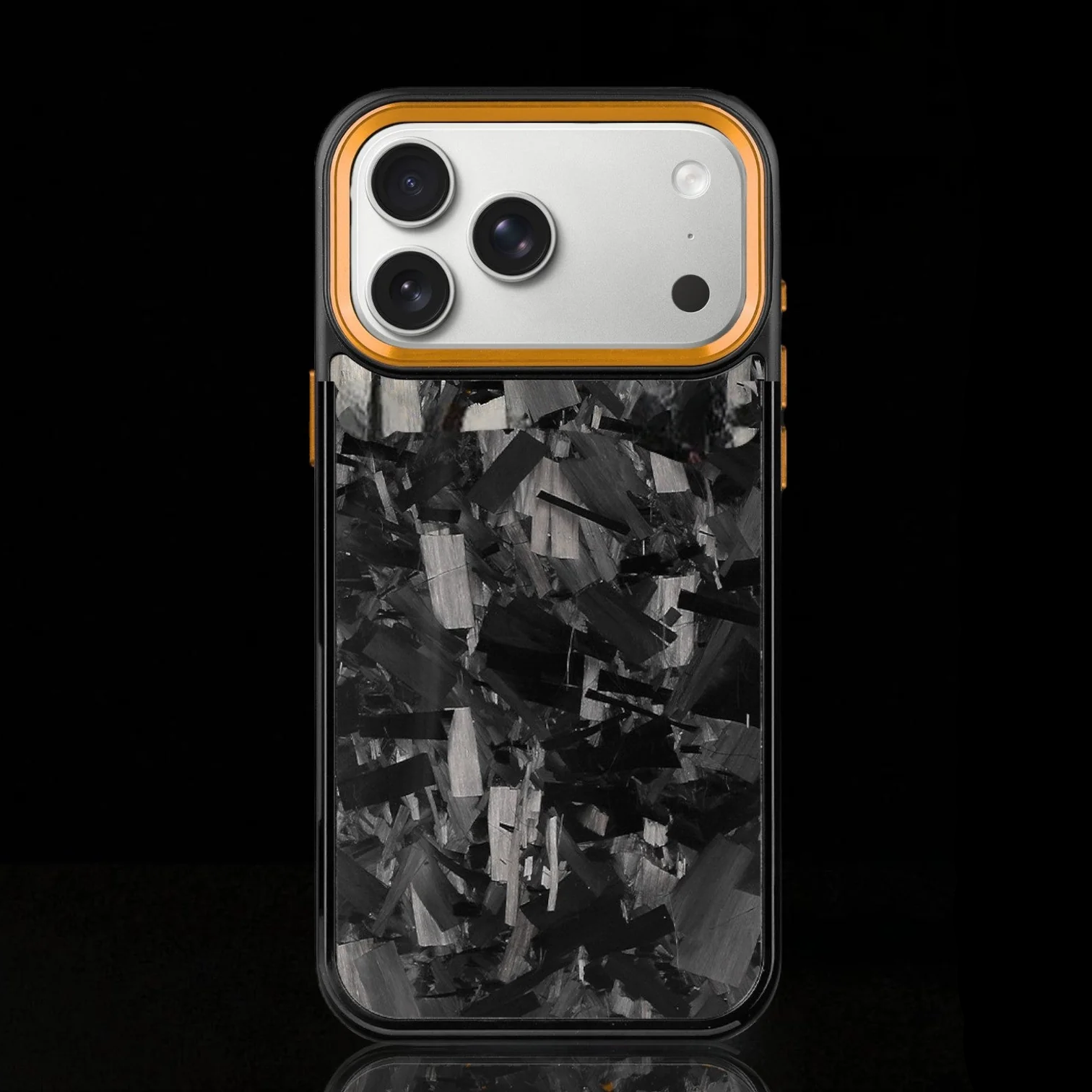 ARTURA CARBON FIBER IPHONE CASE - ORANGE FORGED (Premium)