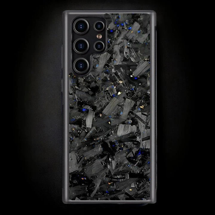 ARTURA CARBON FIBER SAMSUNG CASE - BLUE X GOLD FORGED (Premium)
