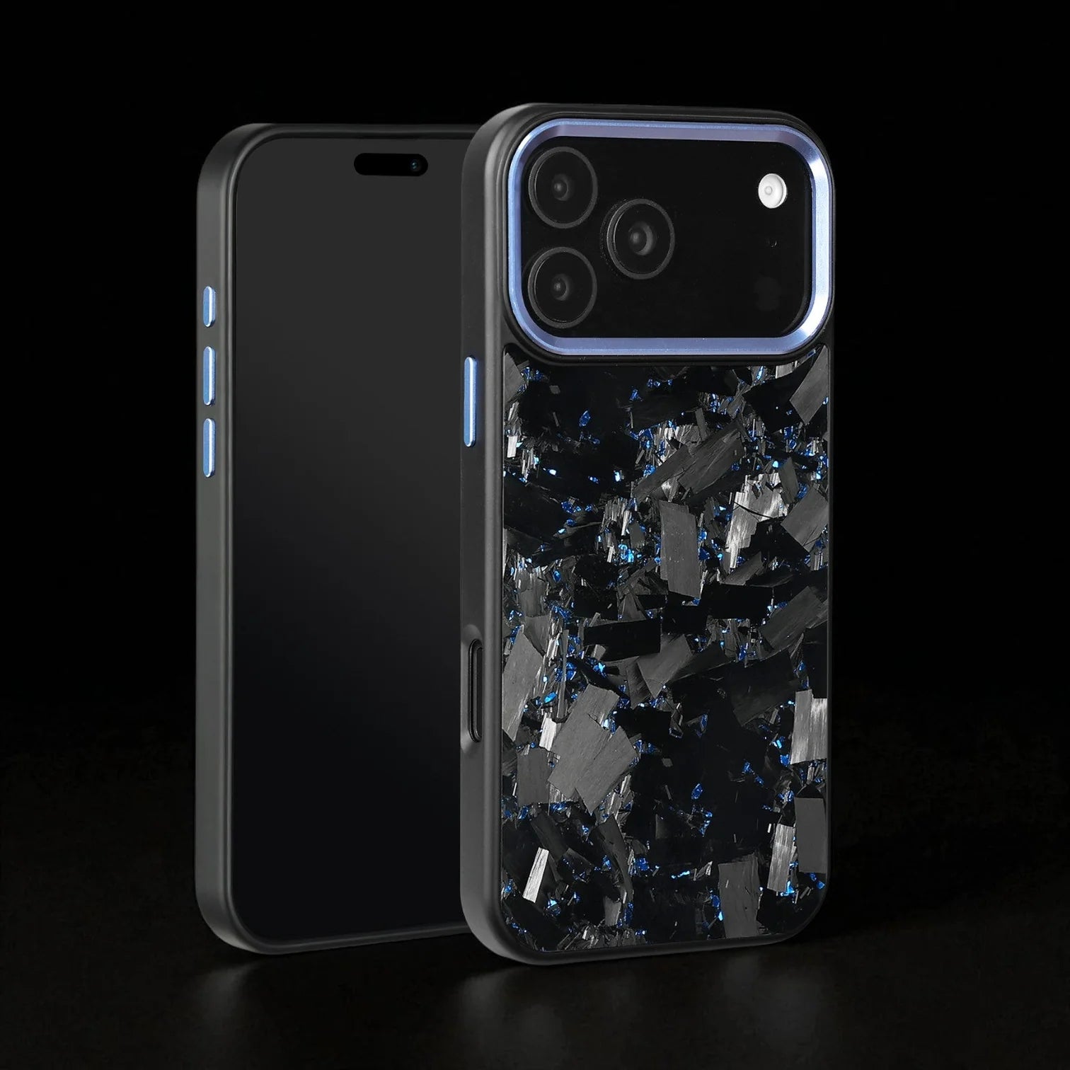 ARTURA CARBON FIBER IPHONE CASE - BLUE FORGED (Premium)