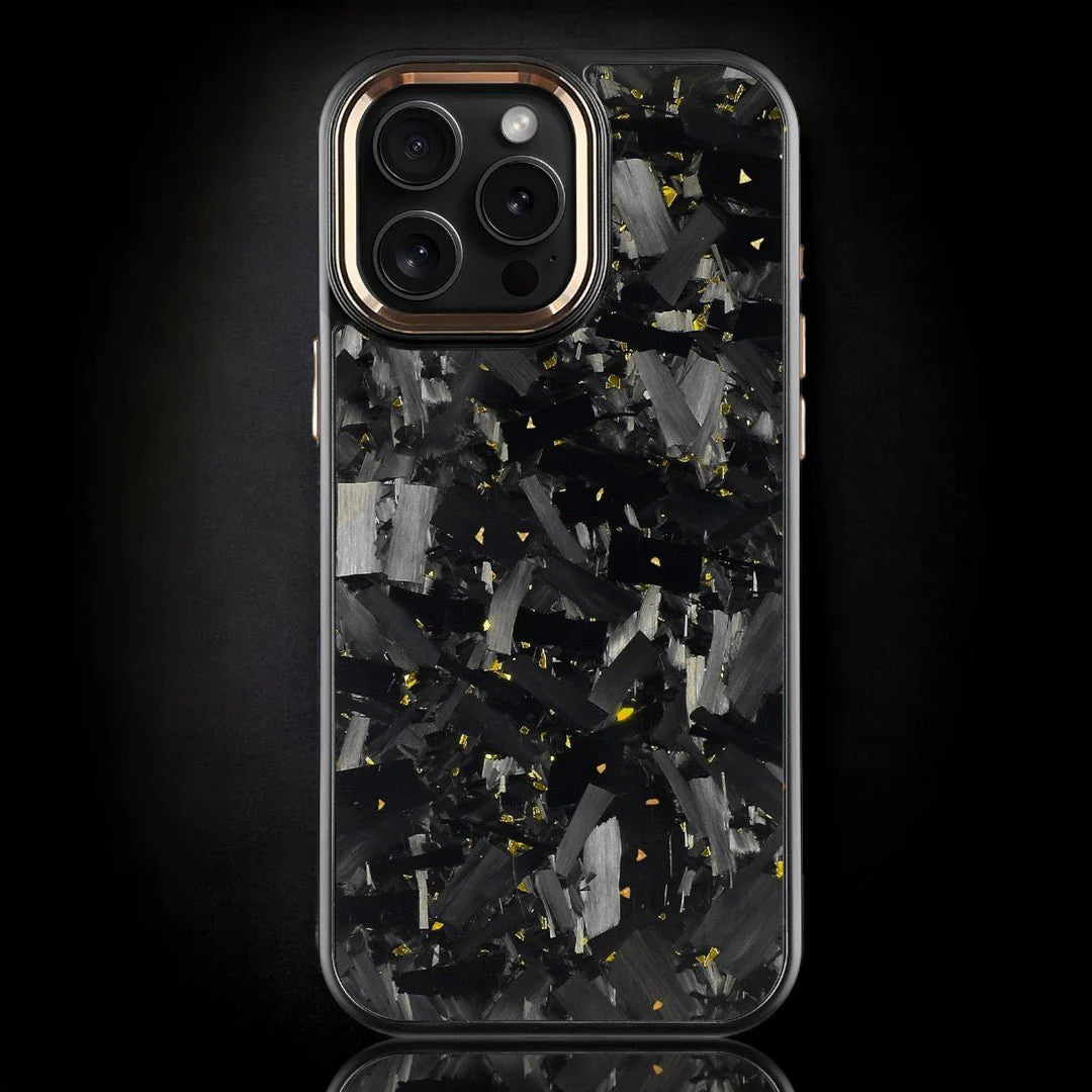 ARTURA CARBON FIBER IPHONE CASE - GOLD FORGED (Premium)