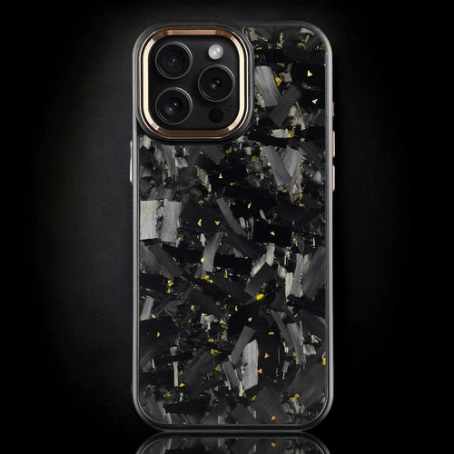 ARTURA CARBON FIBER IPHONE CASE - GOLD FORGED (Premium)