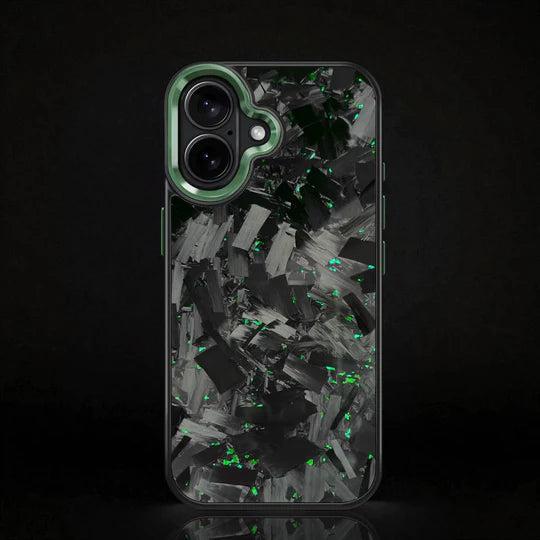 ARTURA CARBON FIBER IPHONE CASE - GREEN FORGED (Premium)