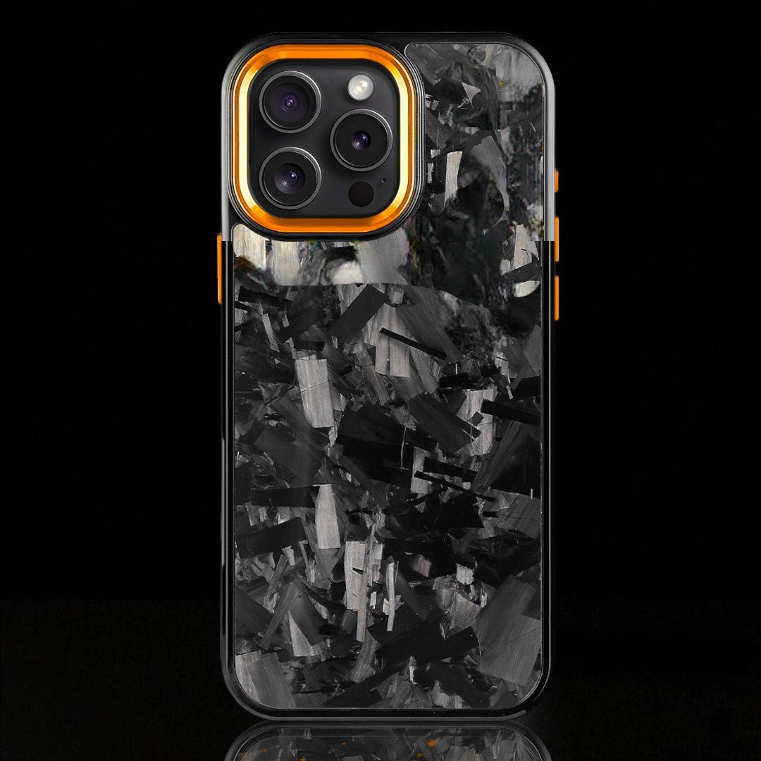 ARTURA CARBON FIBER IPHONE CASE - ORANGE FORGED (Premium)