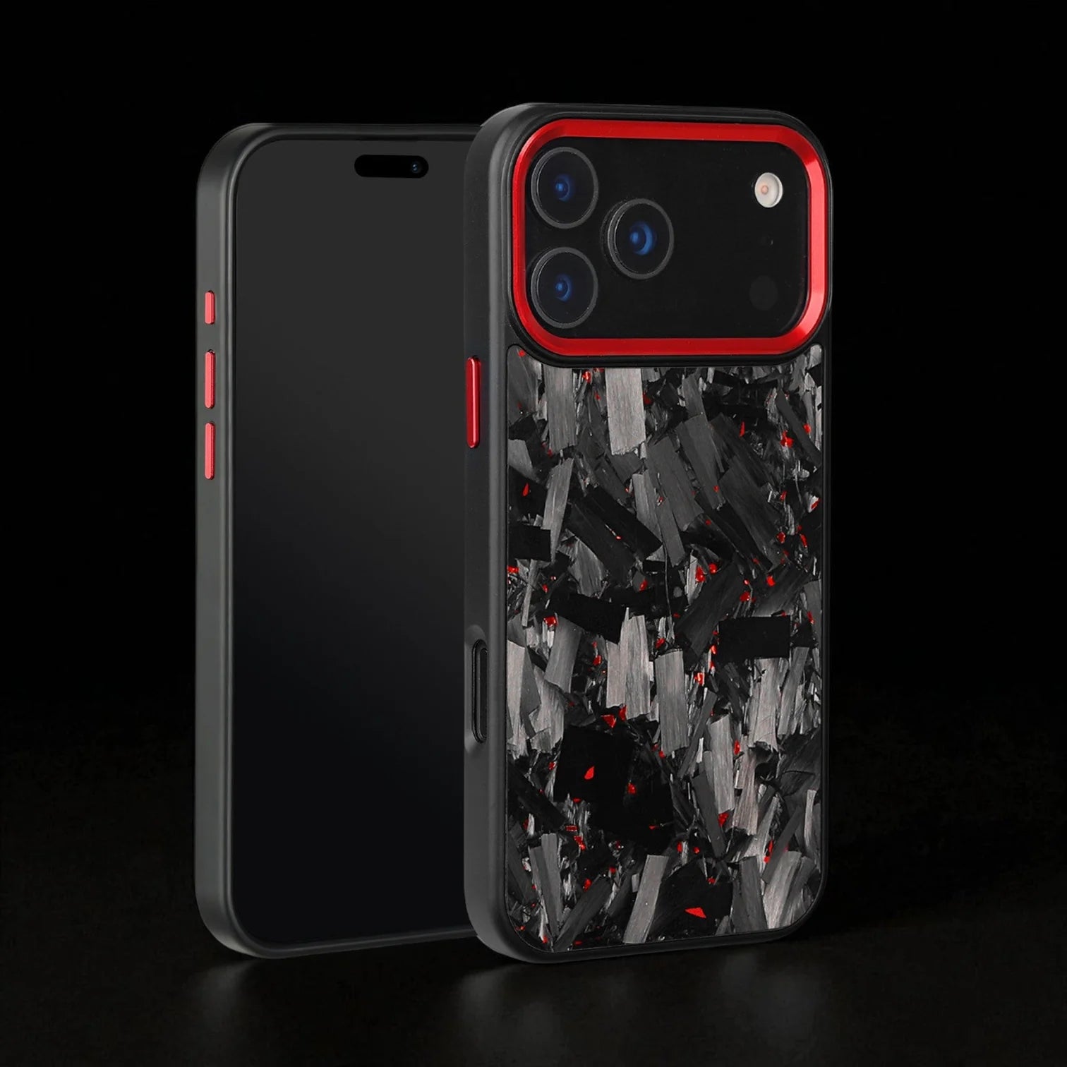 ARTURA CARBON FIBER IPHONE CASE - RED FORGED (Premium)
