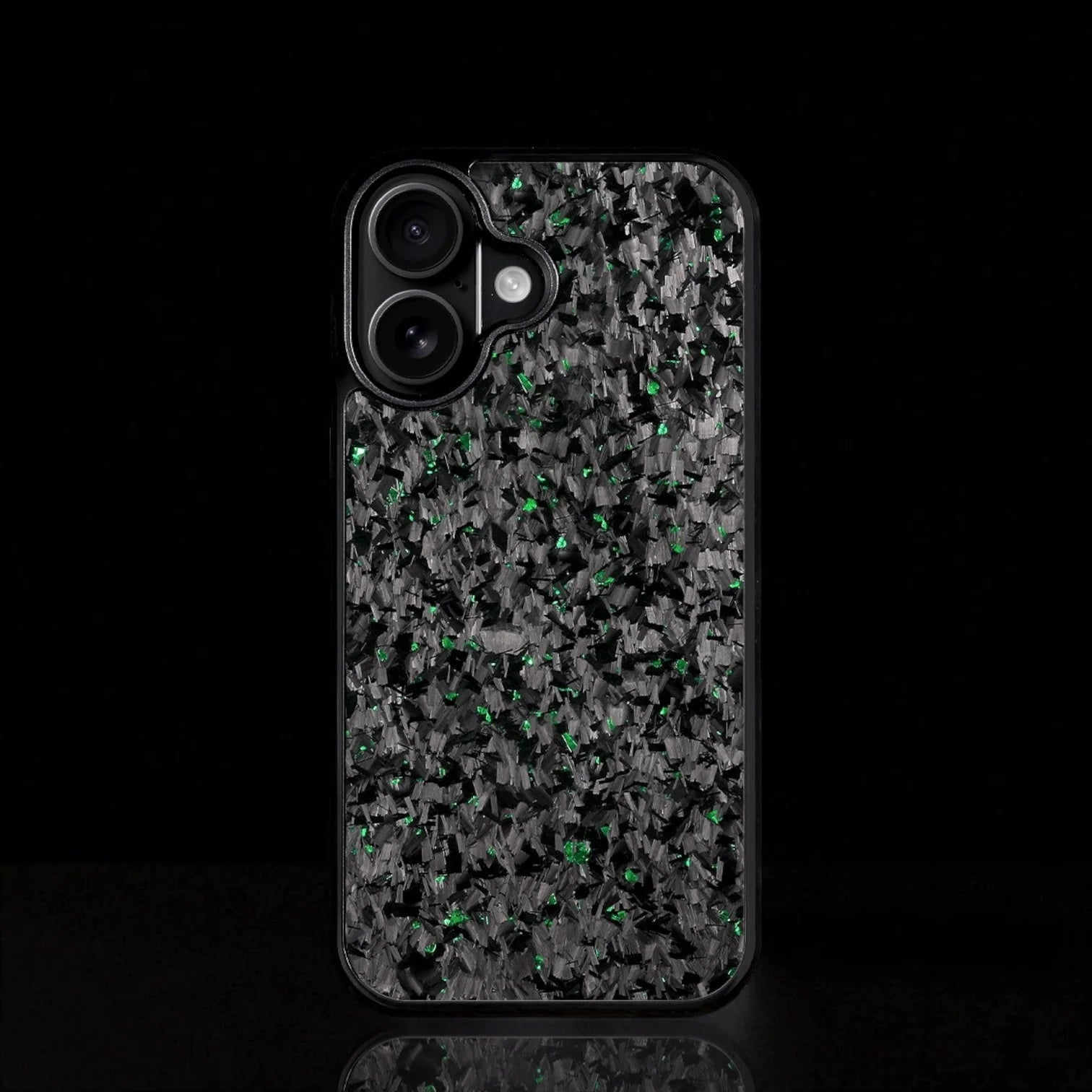 ARTURA CARBON FIBER IPHONE CASE - GREEN FORGED (Standard)