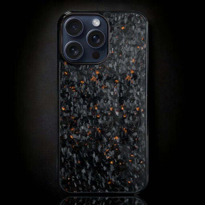 ARTURA CARBON FIBER IPHONE CASE - ORANGE FORGED (Standard)